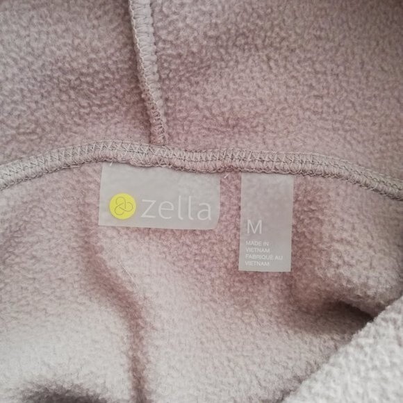 Zella Cozy Up Polar Fleece Pullover Hoodie Size M New with Tags - Picture 2 of 8